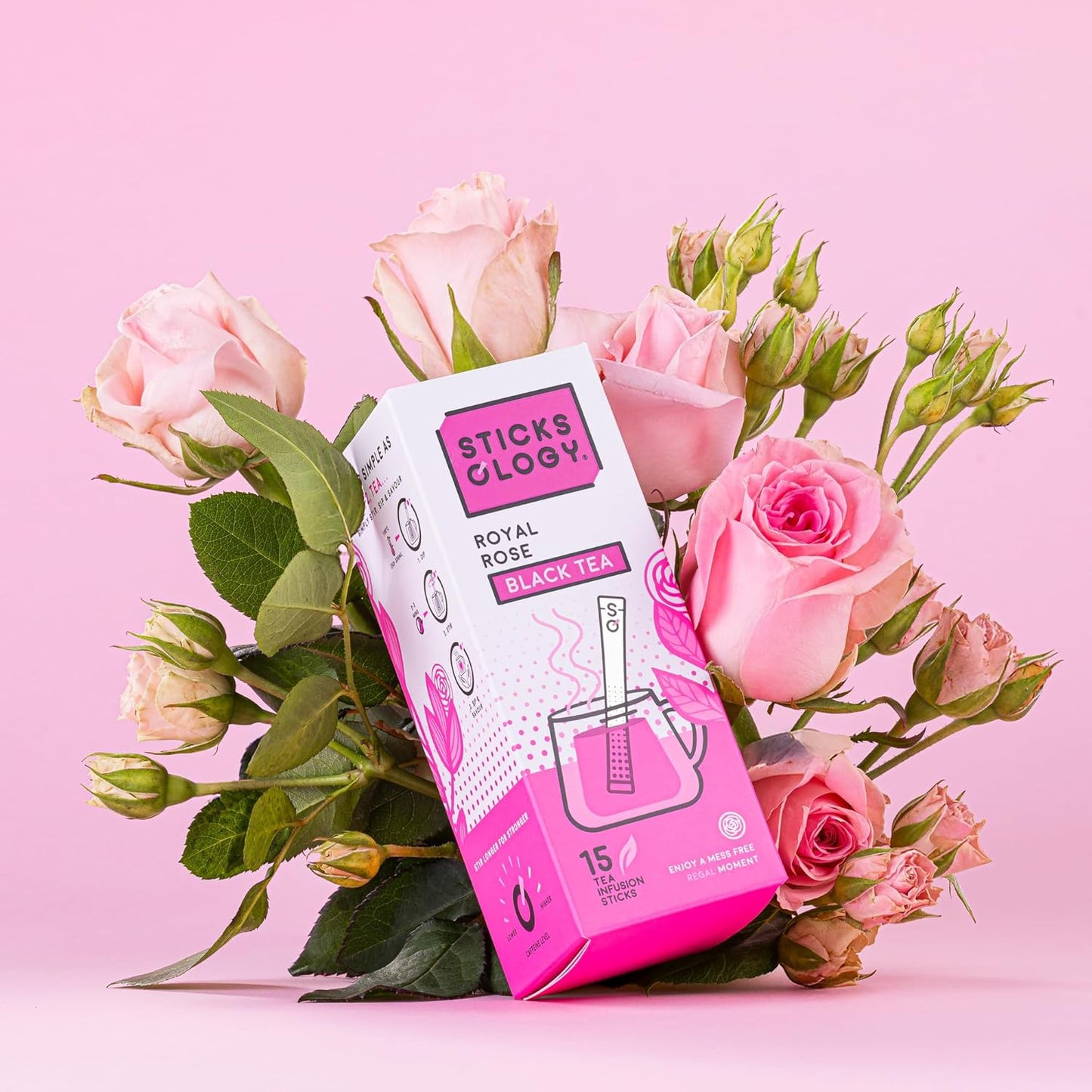Sticksology Royal Rose Tea Sticks - Black Tea