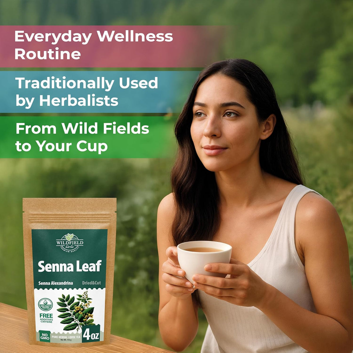 4 oz. Senna Leaf Senna Leaves Tea Herbal Tea (Senna Alexandrina) - 113g Hoja De Sen Hojas De Sen Para Te