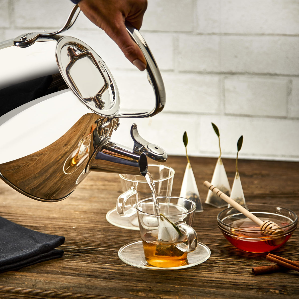 All-Clad Stainless Steel 2 Qt Stovetop Tea Kettle