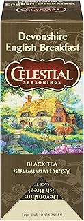 Celestial Seasonings Devonshire English Breakfast Black Tea 25 Tea Bags