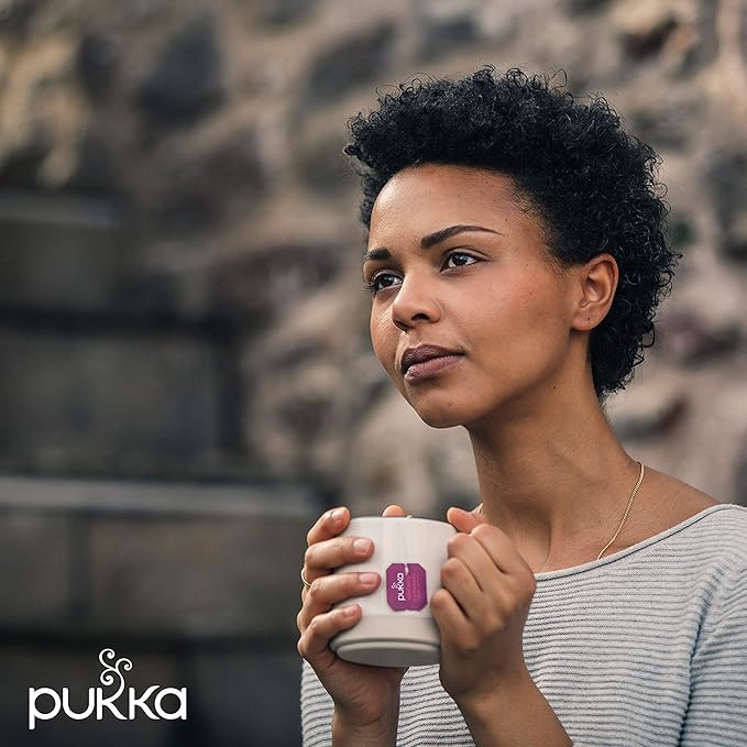 Pukka Elderberry & Echinacea Organic Herbal Tea, Perfect for Wellness Support, Caffeine Free, 20 Total Tea Bags (Pack of 2)