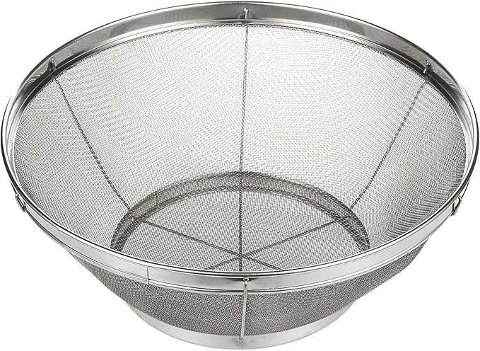Juvale Fine Mesh Strainer - Stainless Steel Rice Strainer - Ultra-Fine Pasta Colander & Quinoa Sifter