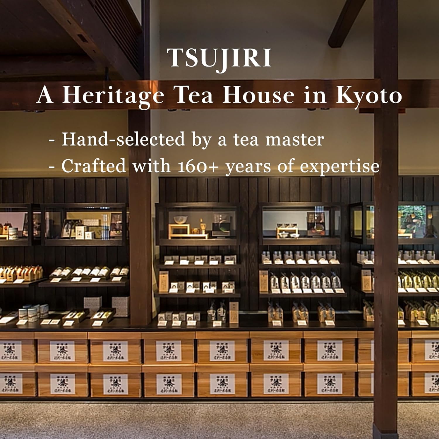 TSUJIRI Matcha - Decaf Matcha (30g / 1.06oz) - Authentic Japanese First Harvest Matcha Green Tea - Kyoto, Japan, 1860