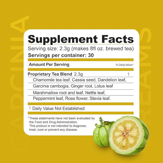 Dr. Zisman ZT Slimming Detox Tea - Garcinia Dreams Night Blend Weight Loss Tea - Muscle Tension - Enhanced Digestion, Healthy Rest While Burning Calories (28 Tea Bags)