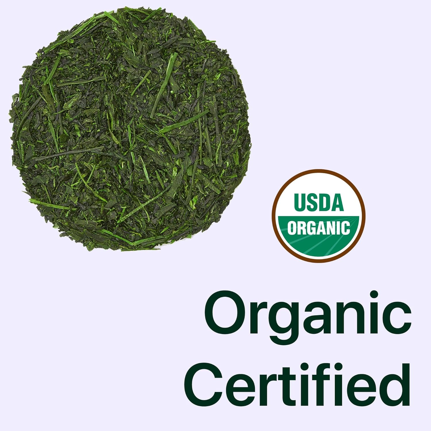 One With Tea Organic Japanese Fukamushi Sencha Green Tea Loose Leaf, Deep Steamed, Rich Umami Flavor, Premium Quality, 60g (2.1 oz)