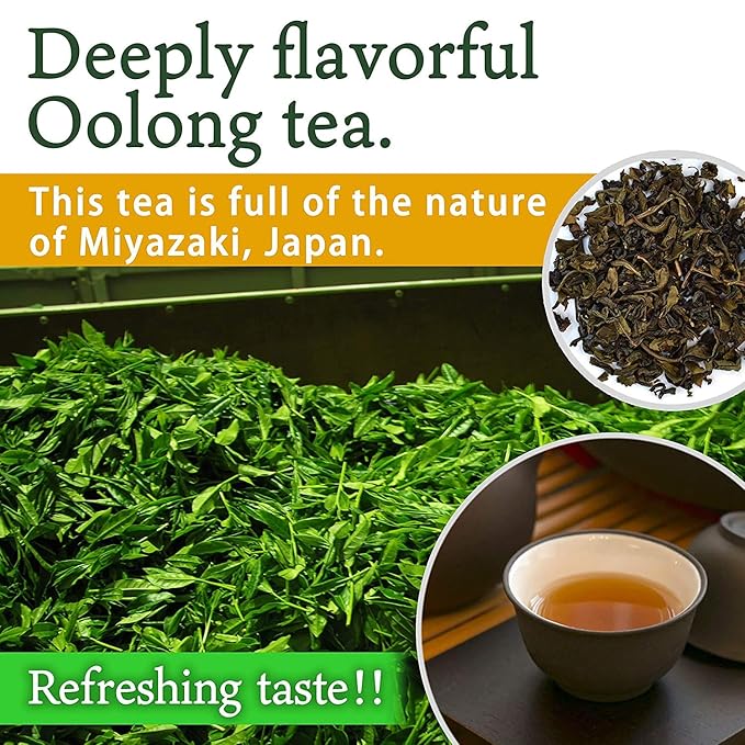 YAMASAN KYOTO UJI Organic Oolong tea Loose Leaf Tea,100% authentic made in Japan, 100g (3.53Oz)