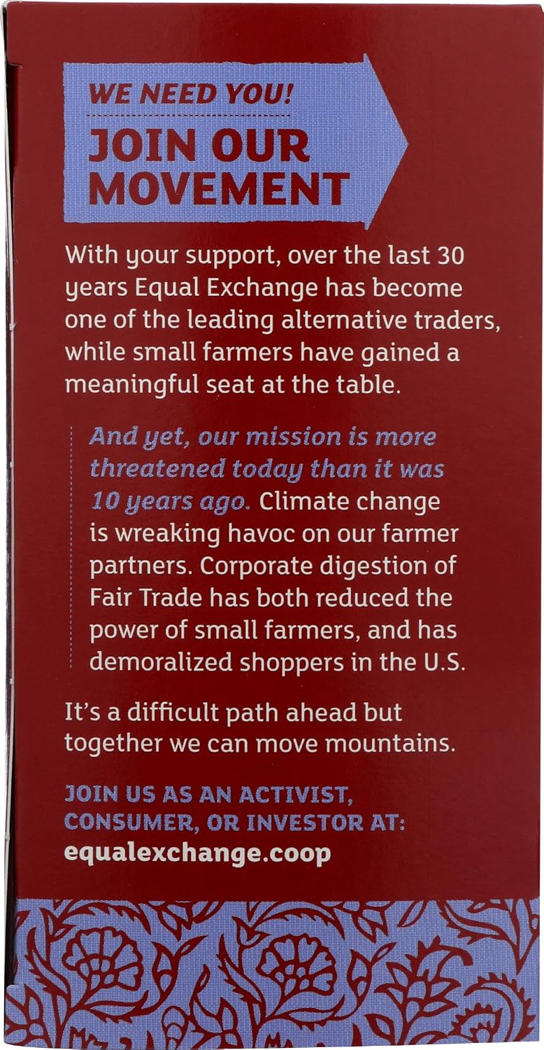 Equal Exchange, Tea Black Organic, 20 Count
