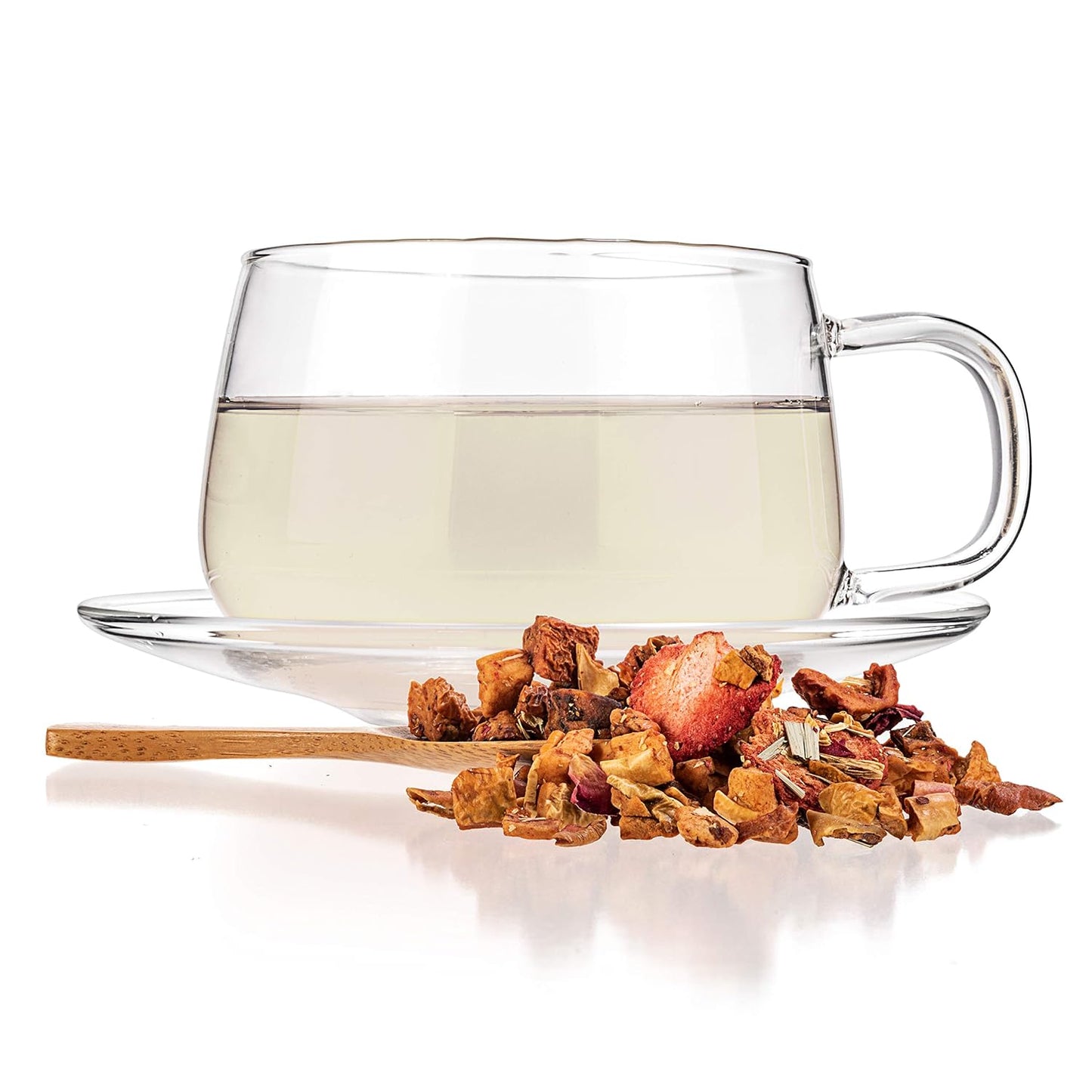 Tealyra - Strawberry Guava Jam - Apple - Lemongrass - Fruity Herbal Loose Leaf Tea - Hot and Iced Drink - Vitamins and Antioxidants Rich - Caffeine Free - All Natural - 112g (4-ounce)