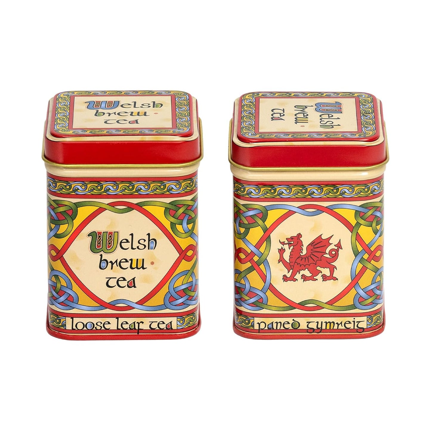 Royal Tara Set of 2 Welsh Brew Loose Leaf Tea with Celtic Red Dragon (Net Weight -1.41 oz Gross Weight -3.35oz)