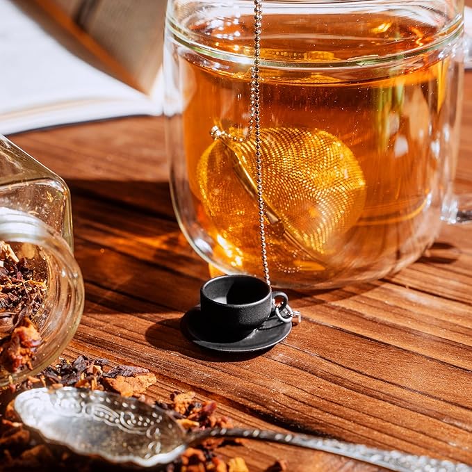 Tea Strainers For Loose Tea Stainless Steel Tea Ball Infuser Tea Ball For Loose Leaf Tea Infuser For Loose Leaf Tea Loose Leaf Tea Steeper Cute Tea