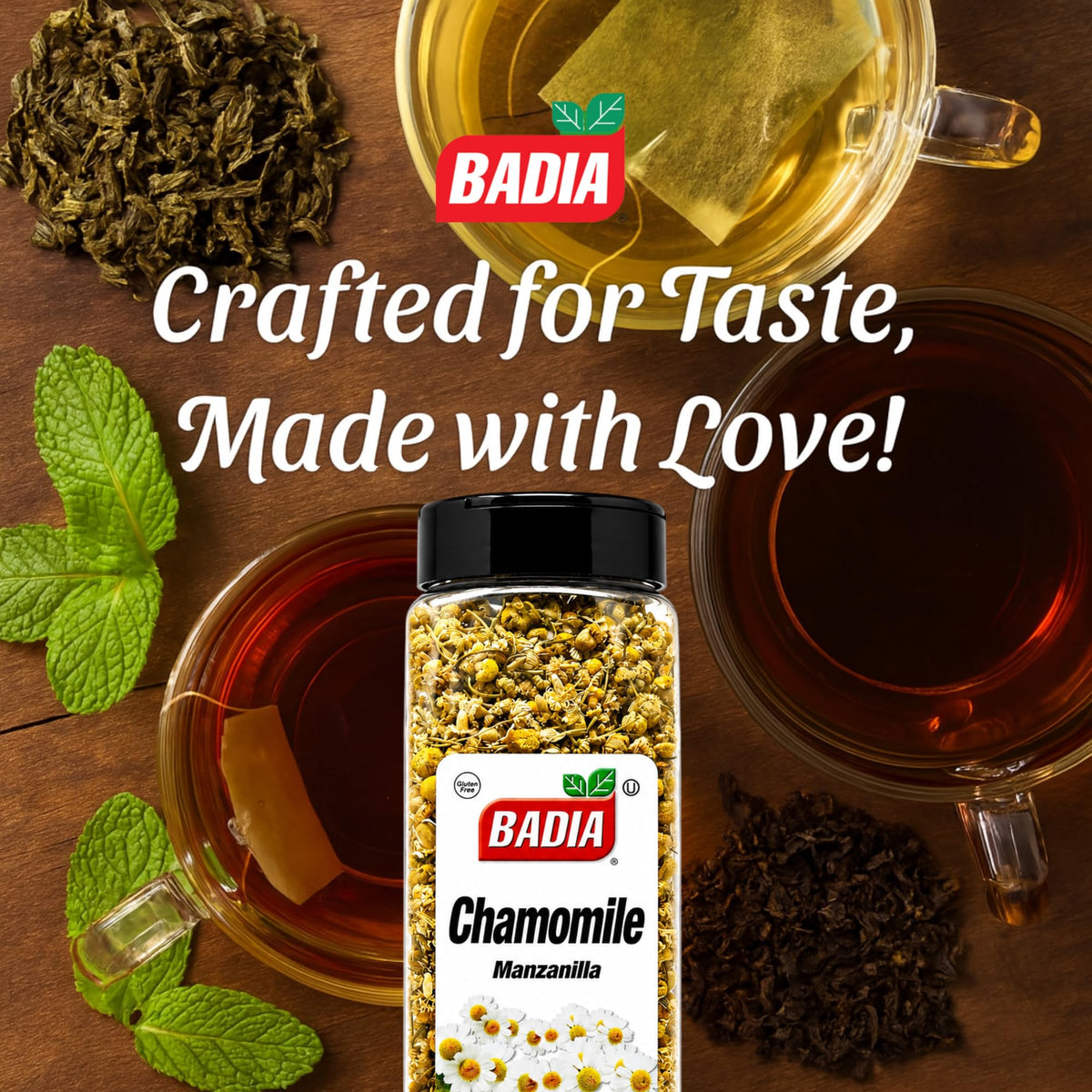 Badia Dried Chamomile Flowers, 3.5 oz – Herbal Tea