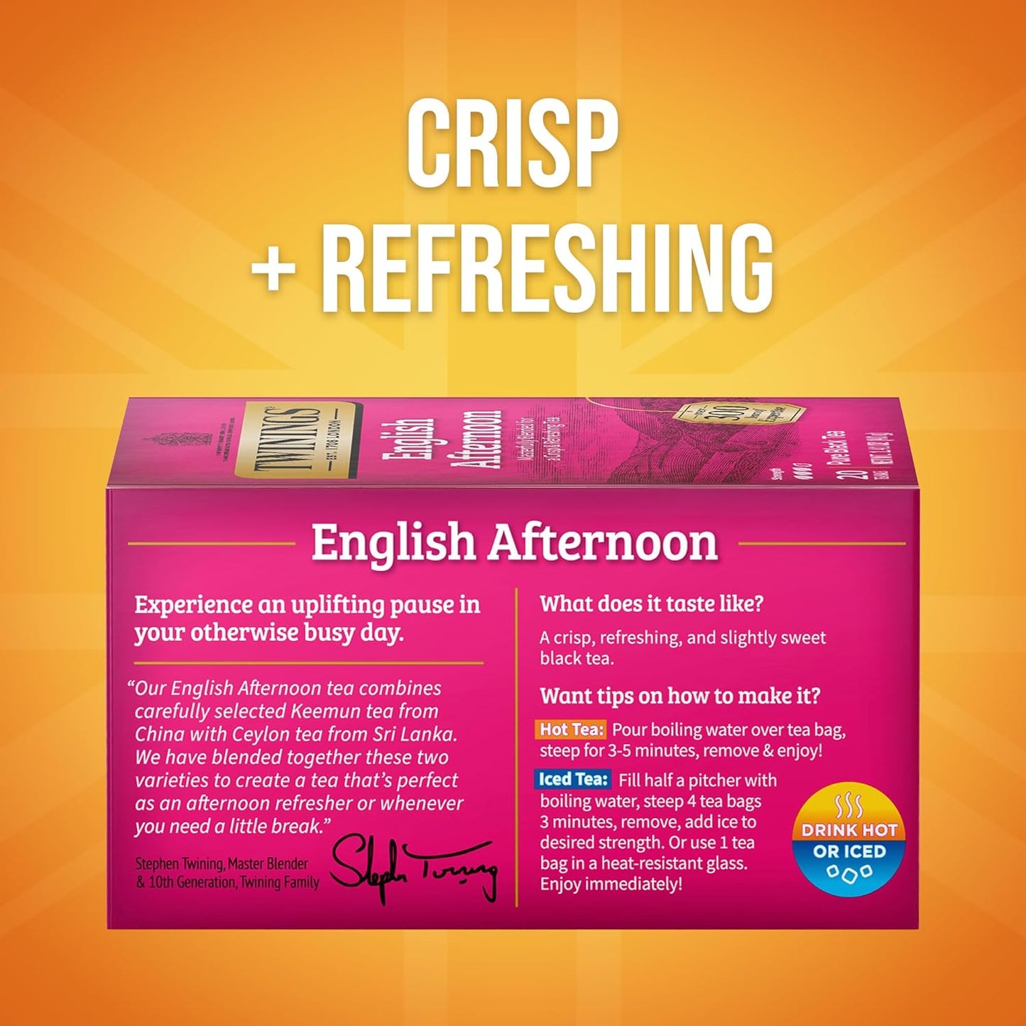 Twinings Tea English Afternoon Tea, 20 ct