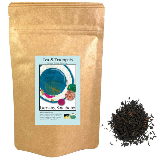 USDA Organic Lapsang Souchong Loose Leaf Black Tea 8 oz