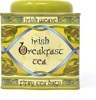 Royal Tara New Breakfast Tea - Irish Weave Tin 50 Count Bags