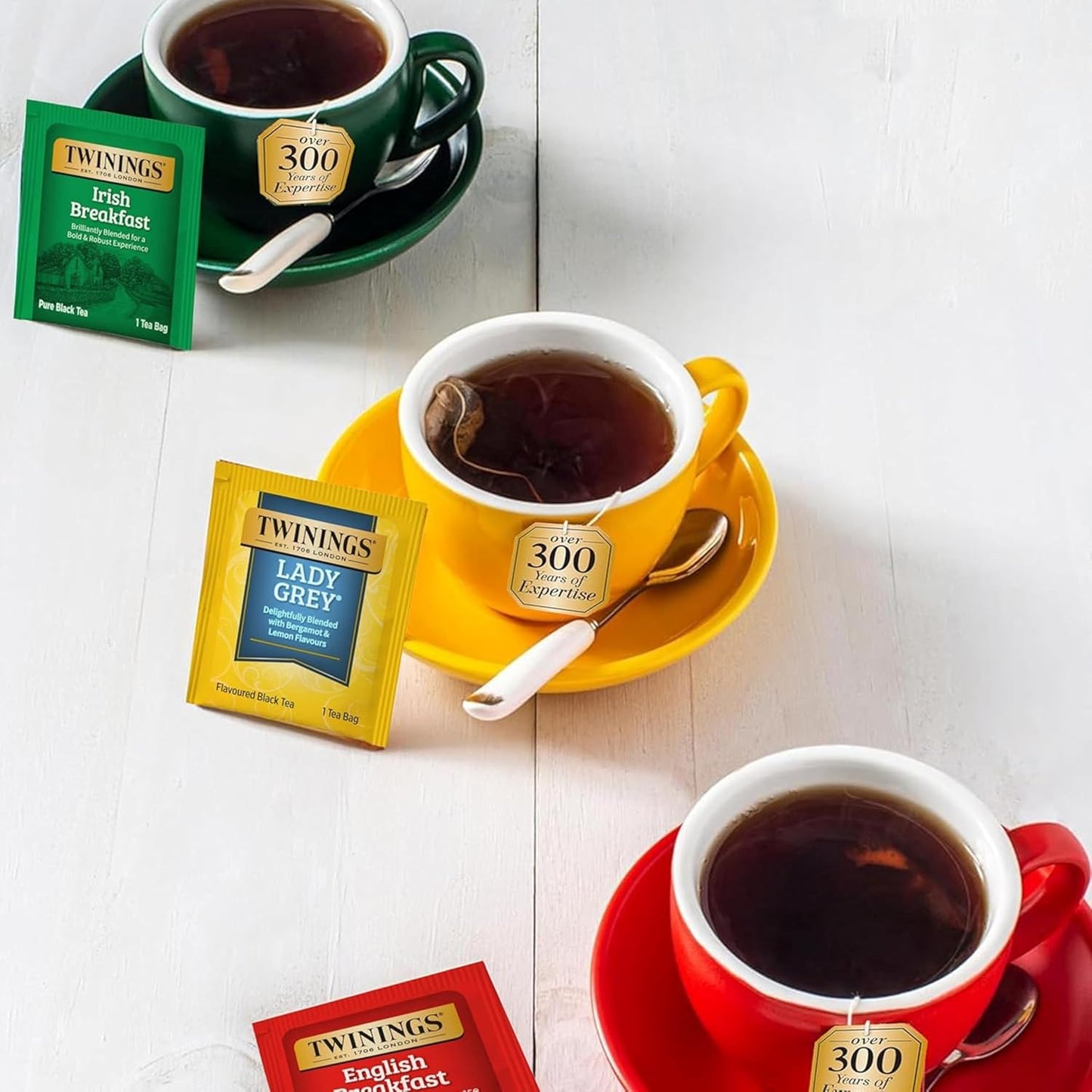 Twinings Tea Bag Sampler Assortment Box with Decorative Cotton Pouch Bag (20 Count) 20 Different Flavours for Tea Lovers: Her, Him, Women, Men, Couples, Family, Friends, Coworkers