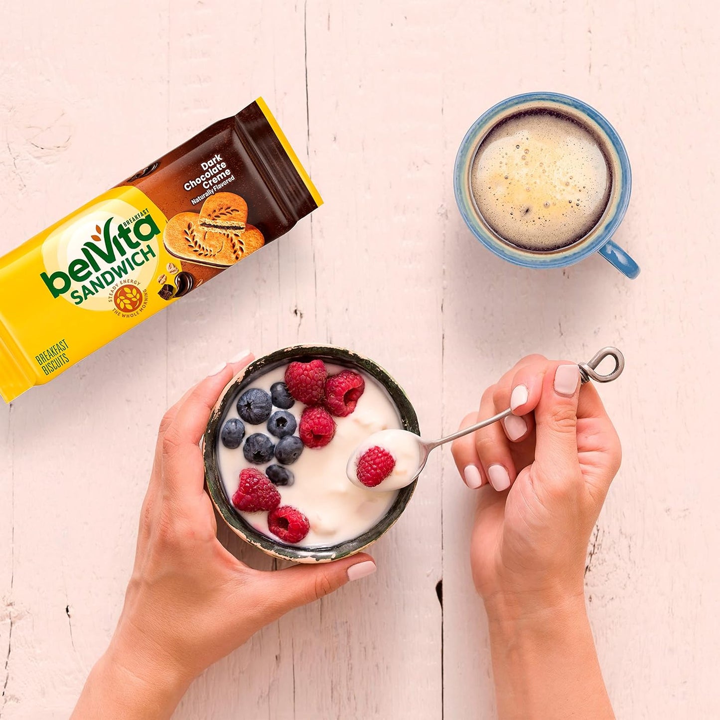 belVita Breakfast Bar Biscuit Sandwiches, Dark Chocolate Creme, 30 Total Packs, 6 Boxes (2 Biscuits Per Pack)