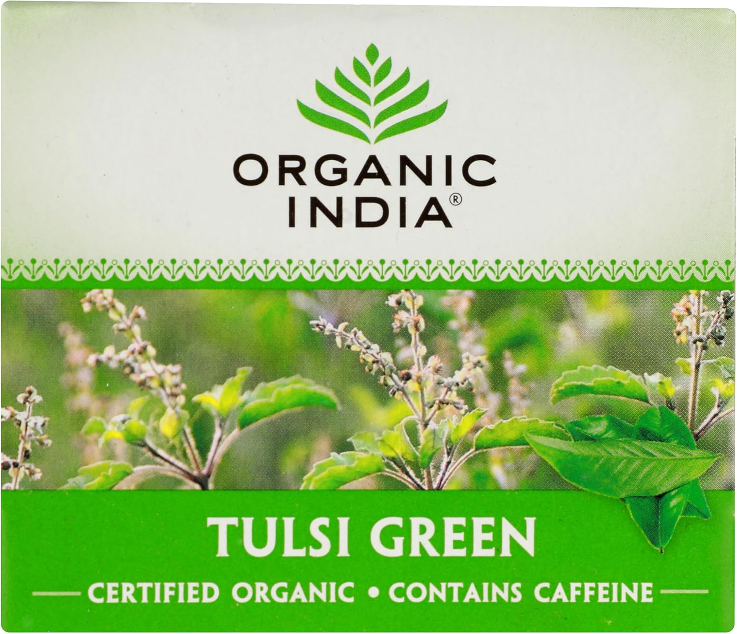 Organic India, Tea Tulsi Green Organic, 18 Count