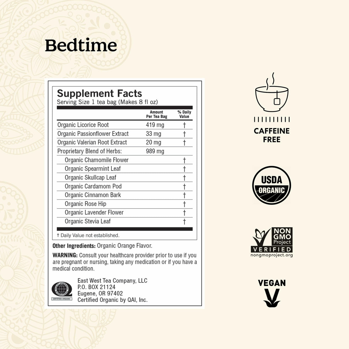 Yogi Bedtime Tea, 16 Tea Bags (6 Pack)