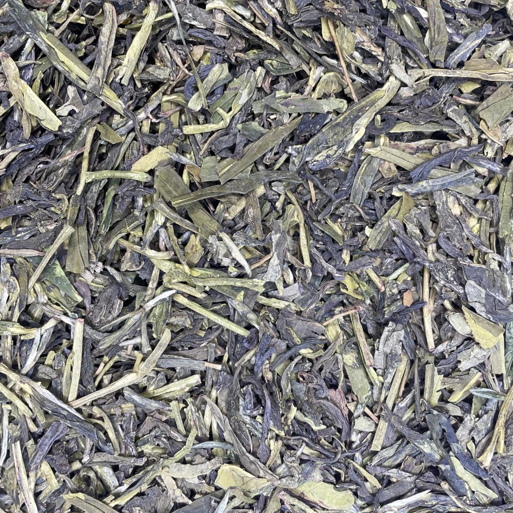Witchy Pooh's Dragon Well Longjing Green Tea - Loose Leaf, High Caffeine, 1oz