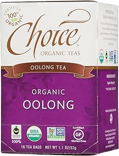 Choice Organic Teas, Oolong Tea, 16 Tea Bags, 1.1 oz (32 g)