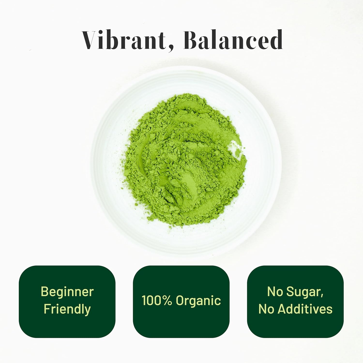 CHAYEAH, Jade Select Matcha – Organic Ceremonial Grade Matcha Green Tea Powder for Lattes & Everyday Matcha, First Harvest (1.06 oz Tin)