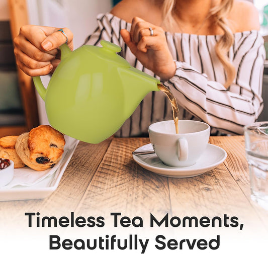 Teaz 0.75-qt. Teapot with Infuser Color: Citron