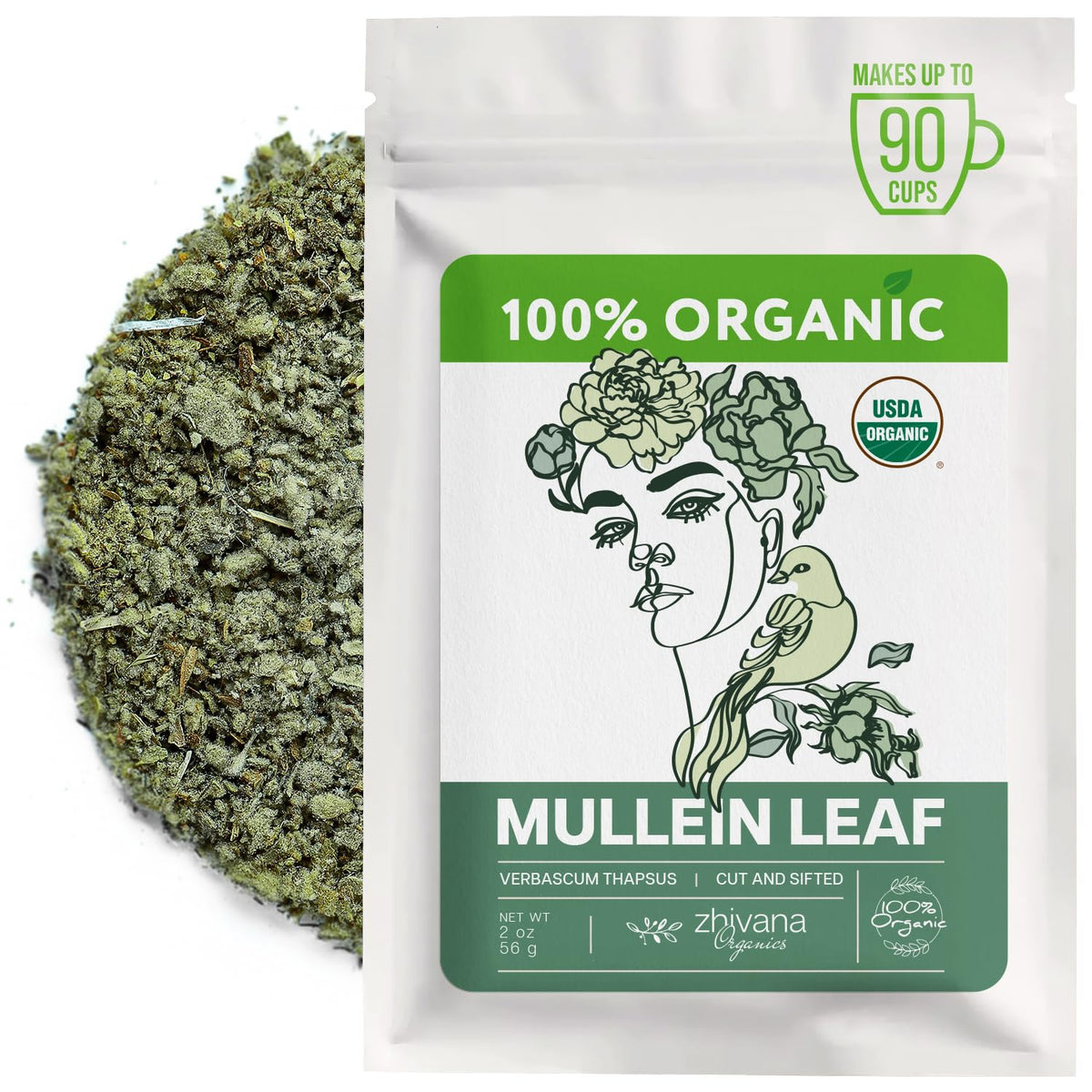 Organic Mullein Tea Loose Leaf 2oz
