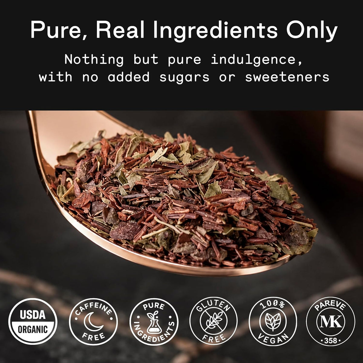 Firebelly Tea After Dinner Mint, Organic Chocolate &amp; Mint Tea with Valerian Root, Loose Leaf Herbal Tea, Caffeine-Free, Chocolate Mint Tea for Your Evening Routine, 3.5 oz, Pack of 1