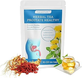 Prostate Health Tea for Men - Prostate Herbal Tea Blend, Cleansing the Prostate and Urinary Tract Tea For Men - 28 Tea Bags (3g Each)