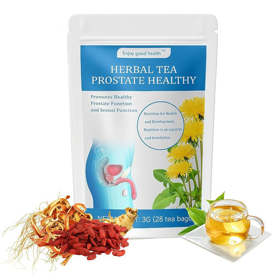 Prostate Health Tea for Men - Prostate Herbal Tea Blend, Cleansing the Prostate and Urinary Tract Tea For Men - 28 Tea Bags (3g Each)