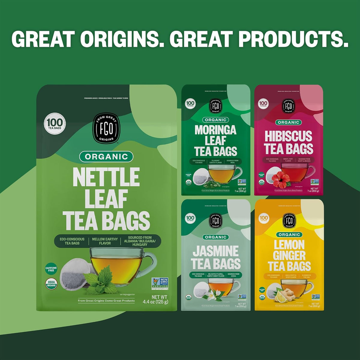 FGO Organic Nettle Leaf Tea