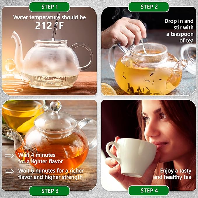 Yerba Mate Tea - Green Cut & Sifted - Unsmoked Energy Boost - 8 oz Loose Tea - Packed with Nutrients - Your Perfect Coffee Replacement