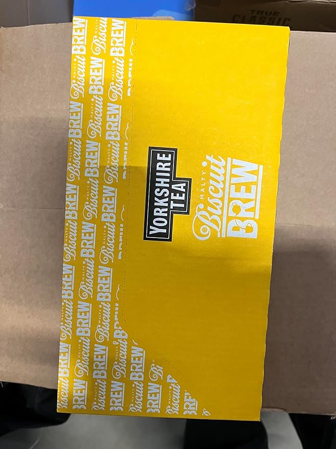 Yorkshire Tea Biscuit Brew Tea Bags, Pack of 4 (total of 160 tea bags)