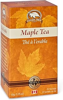 Canada True Maple Tea 25 Tea Bags, 50g (1.75oz), Product of Canada