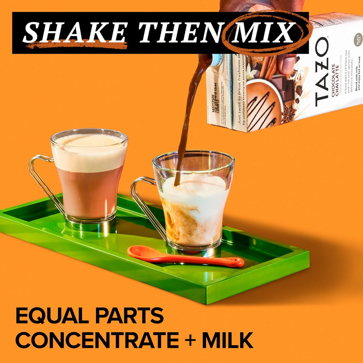 TAZO Chocolate Chai Latte Concentrate, 32 fl oz (Pack of 2)