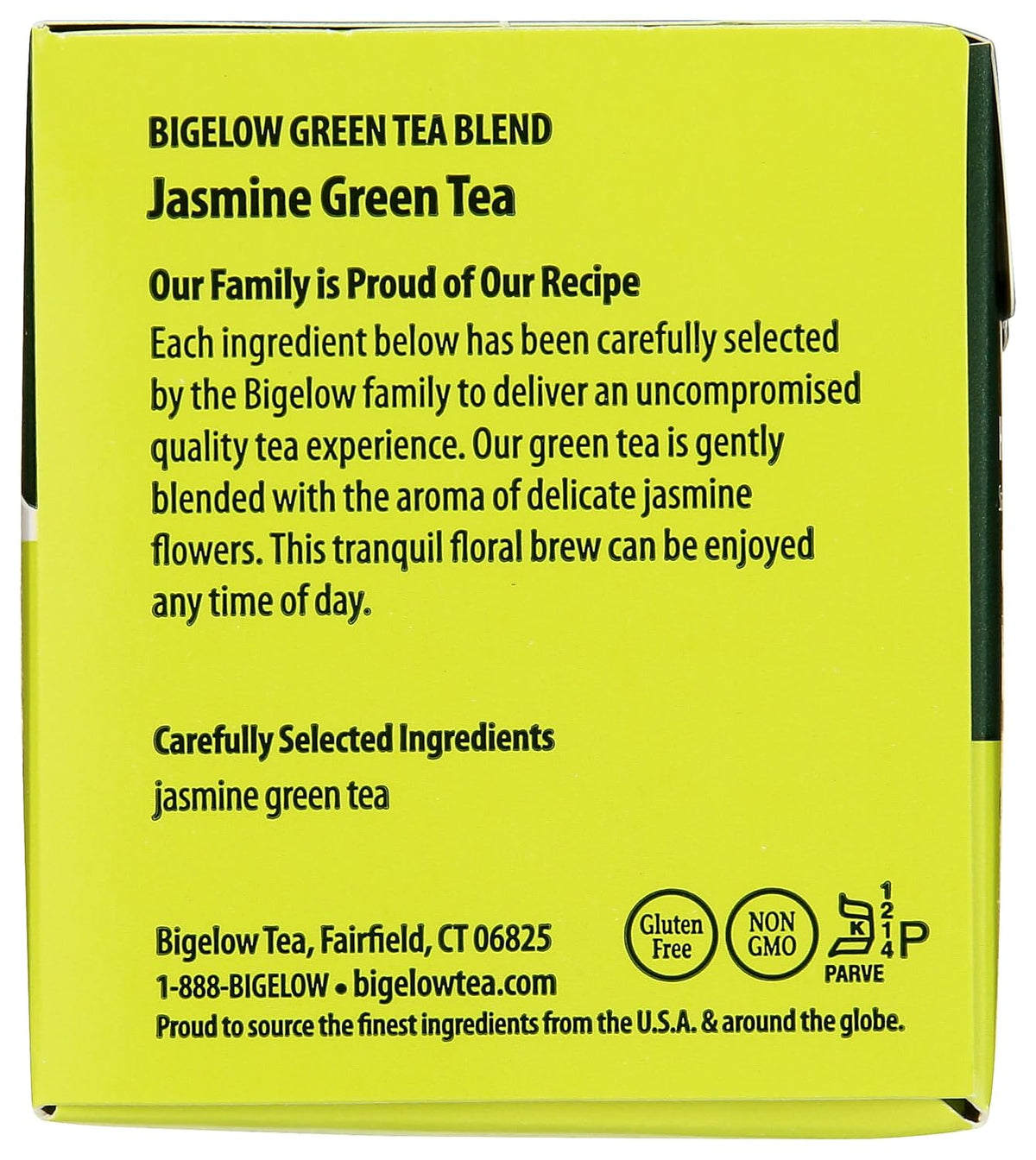Bigelow Tea Jasmine Green Tea 20 Count (Pack of 1)