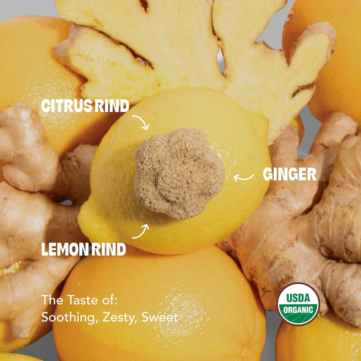 Tea Drops Citrus Ginger Tea - 30 Bagless Organic Tea Drops