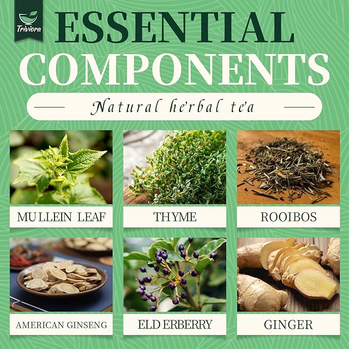 Mullein Leaf Tea Bags – 15 Herbal Tea Bags (Pack of 2)