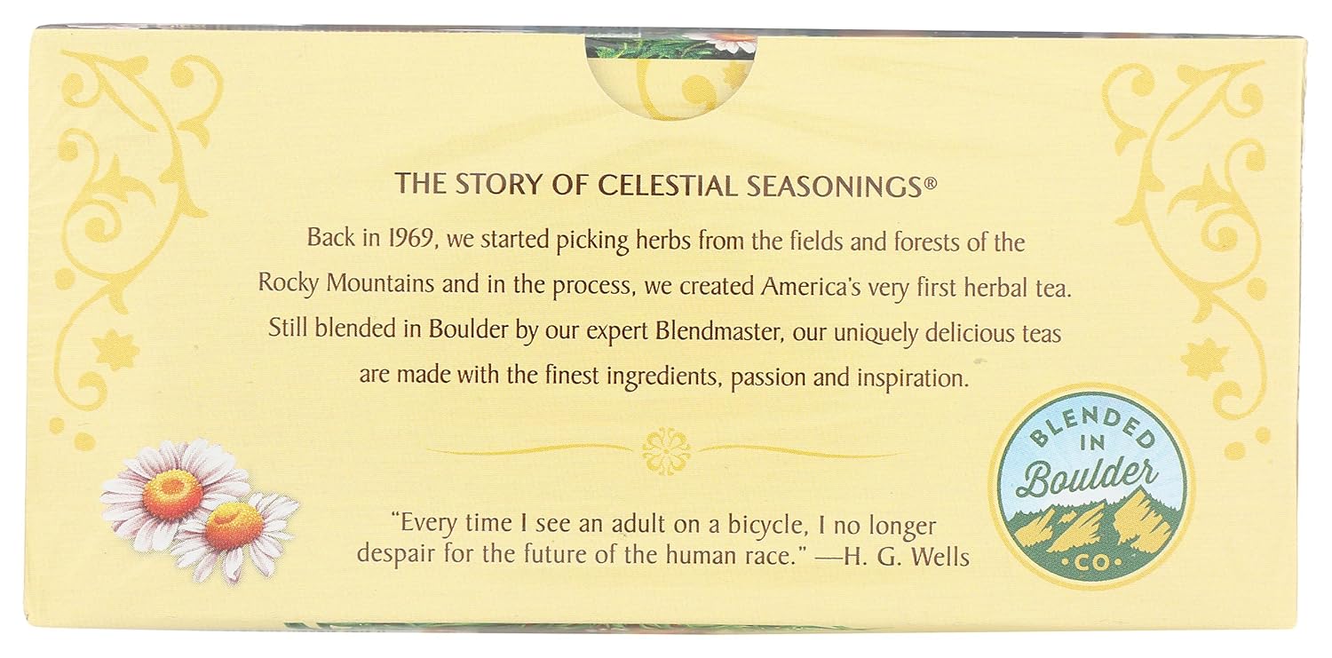 Celestial Seasonings Herbal Tea, Chamomile, 20 Count