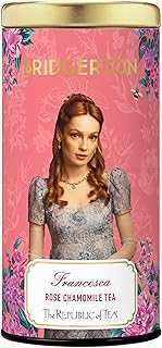 The Republic of Tea — Bridgerton Francesca Rose Chamomile Herbal Tea, 36 Tea Bags