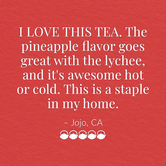 The Republic of Tea, Pineapple Lychee Hibiscus, 36-Count