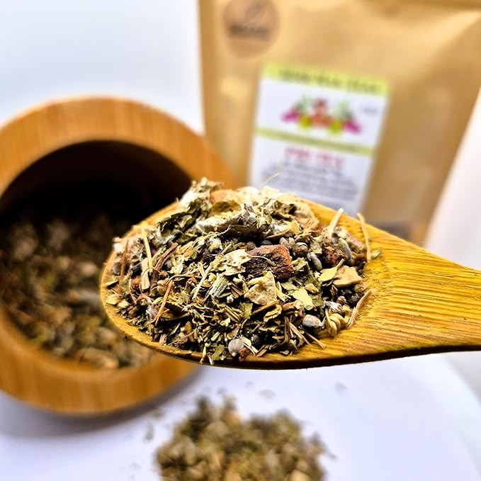 Moon Cycle Herbal TEA — Organic Herbal Blend with Natural, Organic, Non-GMO Made by Master Herbalist Khabir