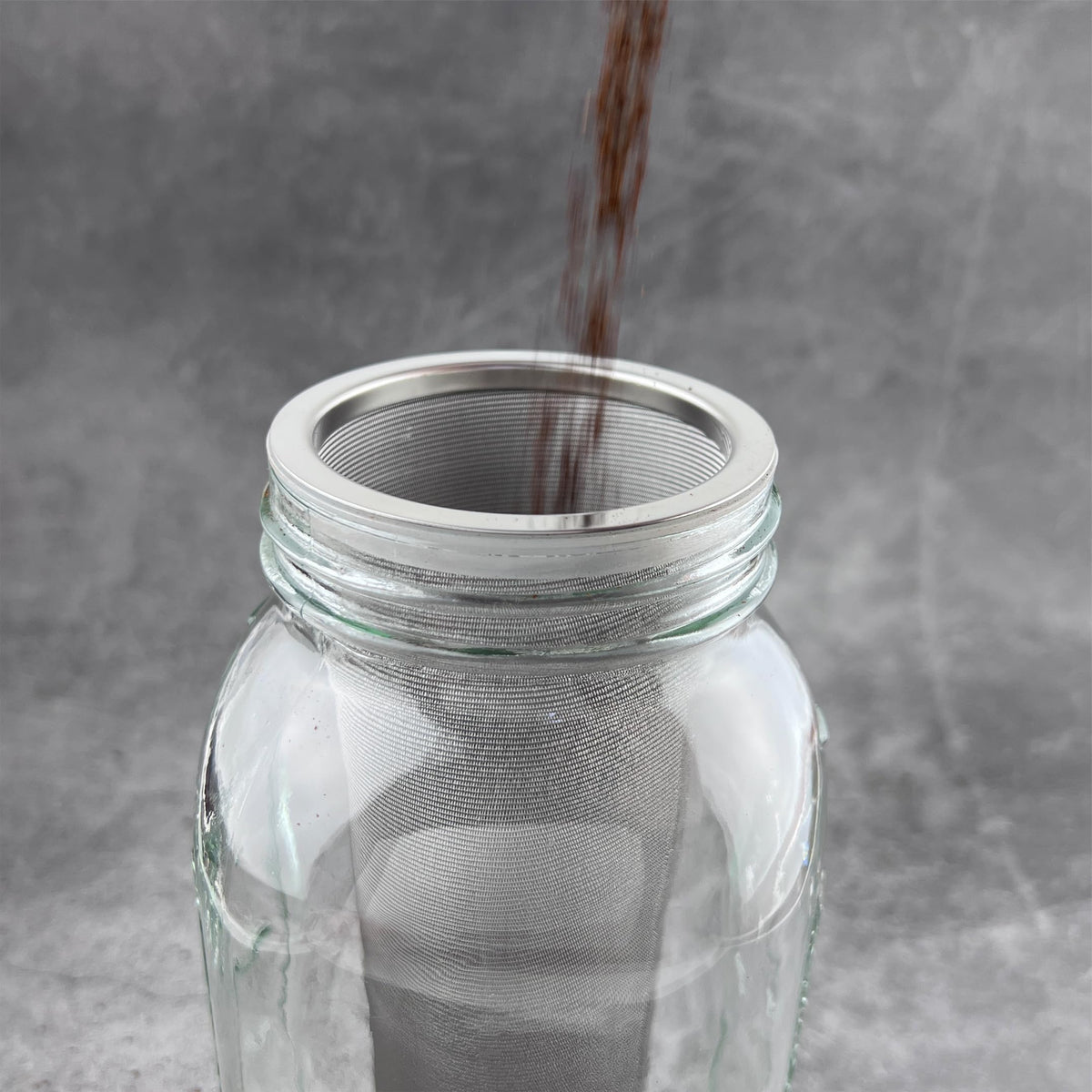 iAesthete 2 Pack - Ultra Fine Cold Brew Coffee Filter For 64 OZ and Larger Wide Mouth Mason Jar, Food Grade 304 (18/8)