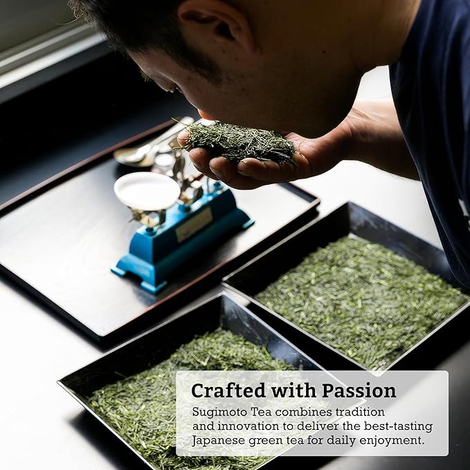 SUGIMOTO TEA Japanese Organic Matcha Powder Ceremonial Grade 1.0 oz (29 g)