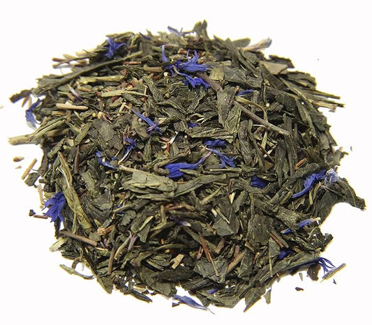 Nelson's Tea - Vanilla Earl Grey - Black Loose Leaf Tea - Green tea, green rooibos, and cornflower (Sample 0.3 Oz)