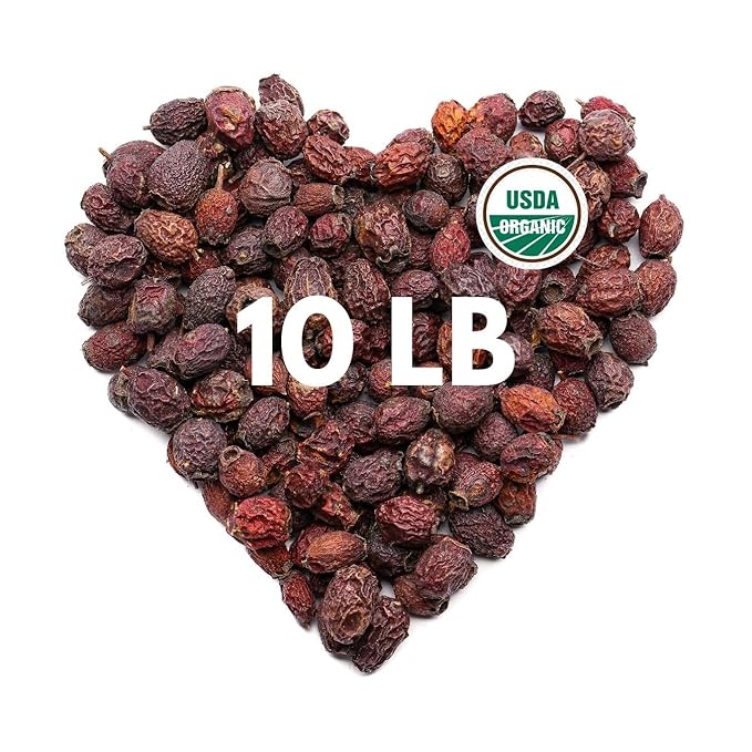 Zhivana Organics Hawthorn Berry Tea – Organic Hawthorne Berries, Value Pack 10lb