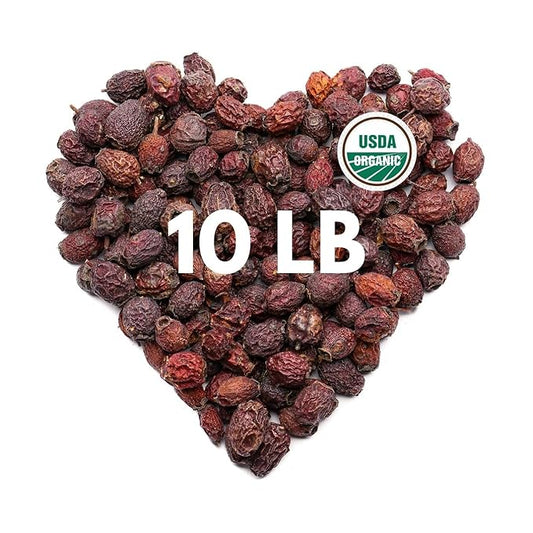 Zhivana Organics Hawthorn Berry Tea – Organic Hawthorne Berries, Value Pack 10lb