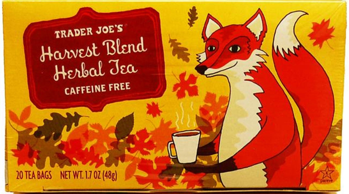 Trader Joe's Trader Joes HARVEST BLEND HERBAL TEA, Caffeine Free, 20 Bags, 1.7 Oz Box