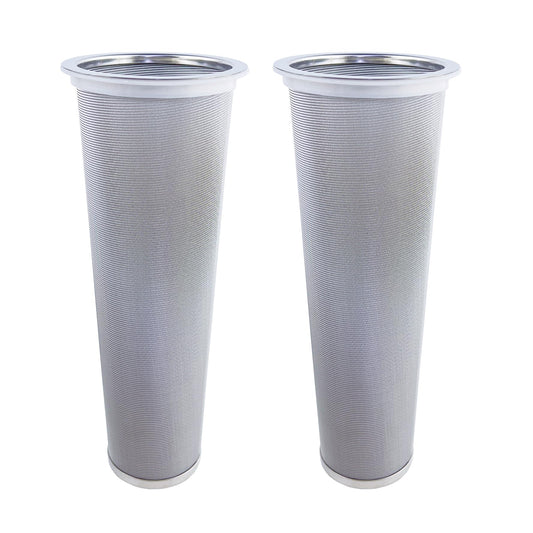 iAesthete 2 Pack - Ultra Fine Cold Brew Coffee Filter For 64 OZ and Larger Wide Mouth Mason Jar, Food Grade 304 (18/8)