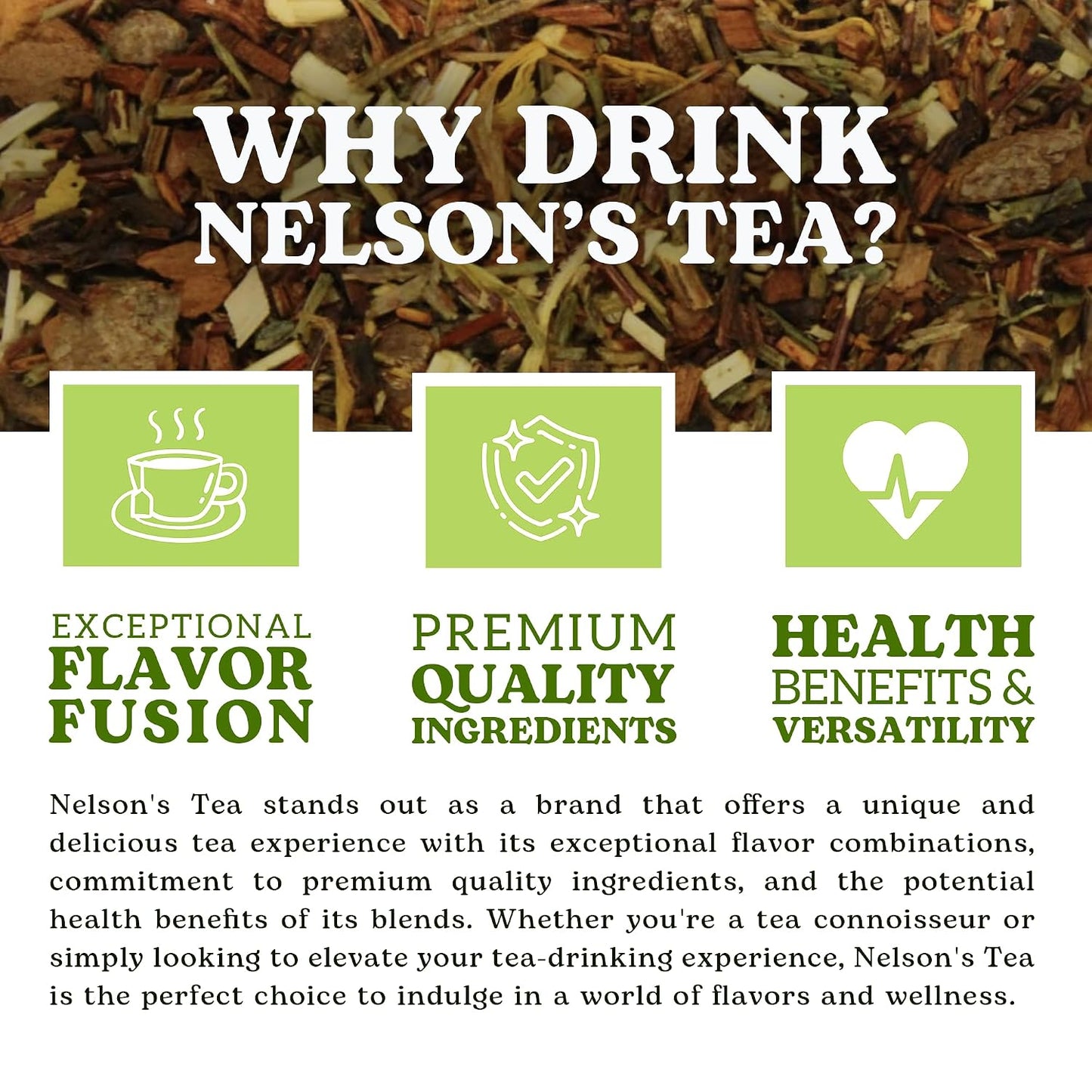 Nelson's Tea Raspberry Chocolate Truffle Leaf Loose Leaf Black Tea, 4 oz | Rooibos • Carob Beans • Hibiscus • Chocolate • Tea • Loose Leaf Tea • Raspberry • Black Tea